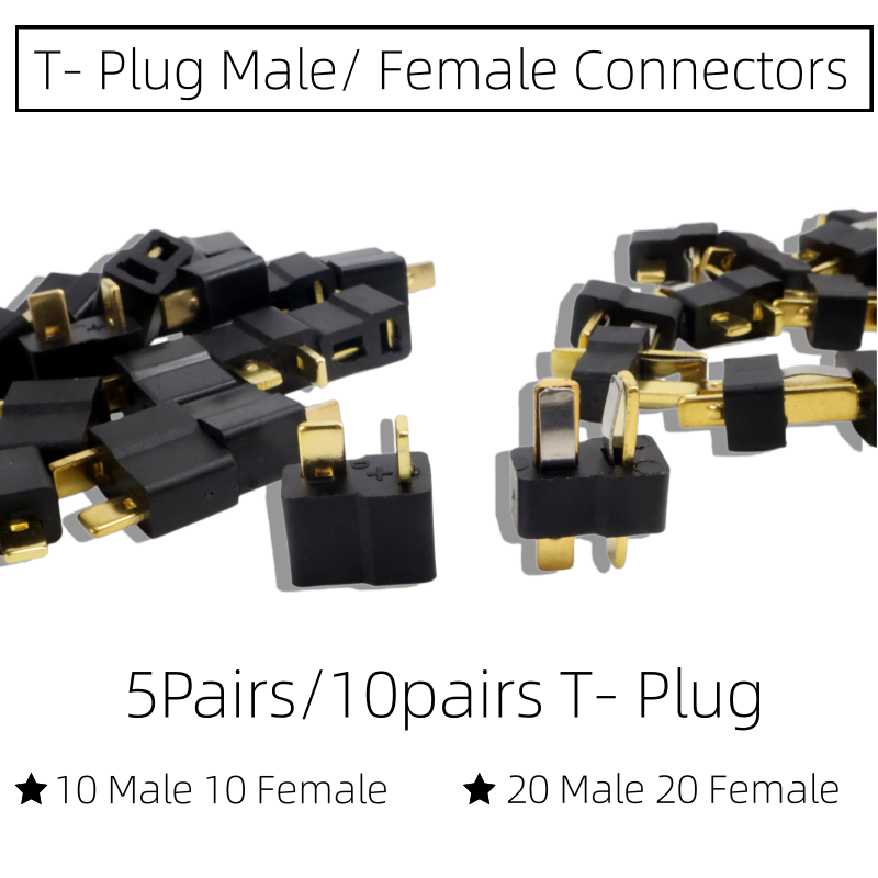 Drone Rc Not Connected - 10/20Pcs T Plug Male/Female Connectors for