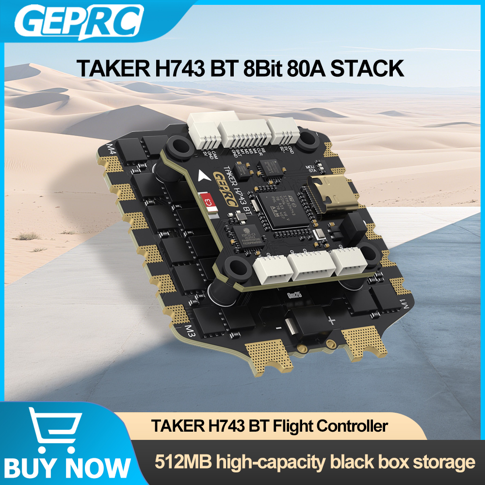 Drone Tech Rc - GEPRC TAKER H743 BT 8Bit 80A