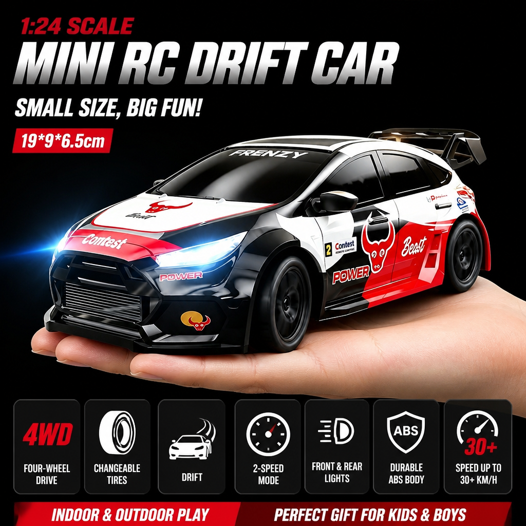 Drone Shahed Rc - 4WD Desktop RC Drift Car Professional