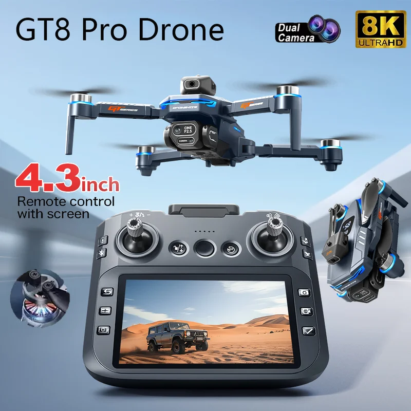 Drone Rc Fpv Pro - 2026 New GT8 Drone GPS 8K
