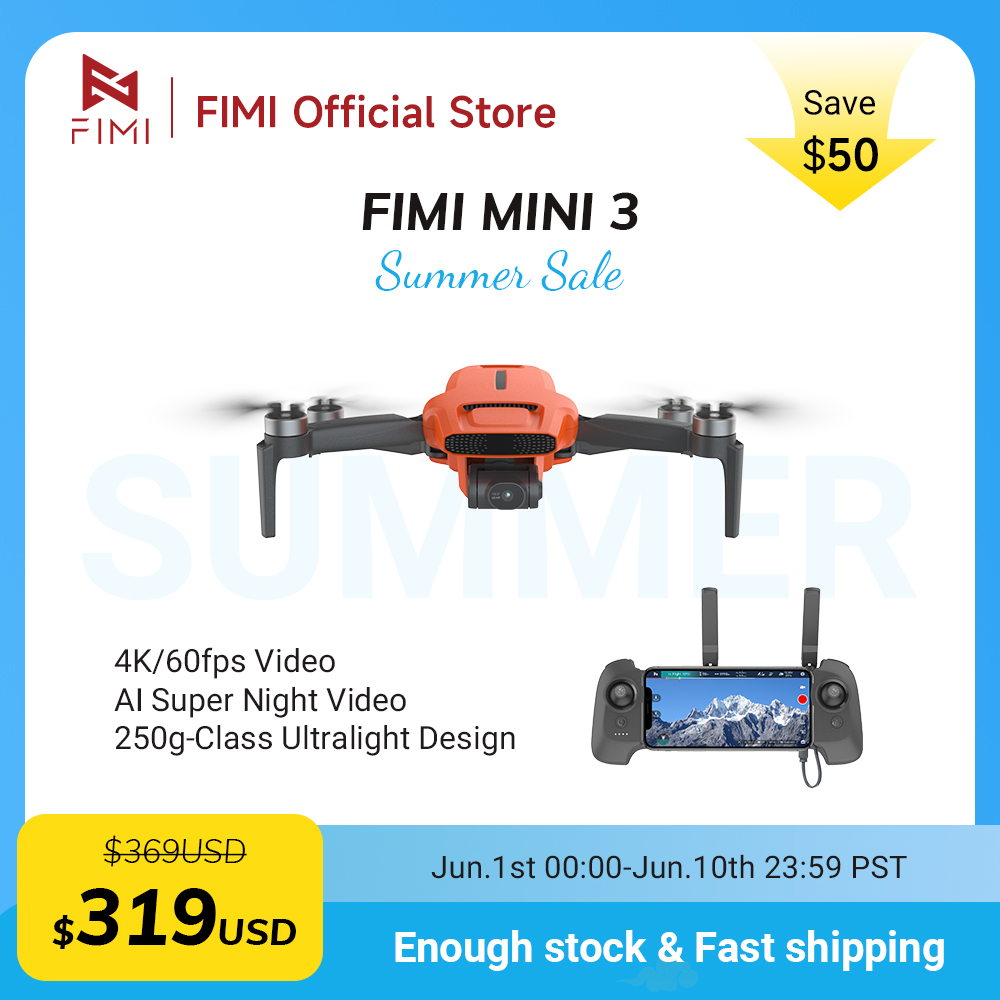 Drone Rc Team City - FIMI MINI 3 Camere drone 4K