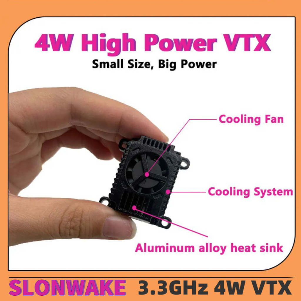 SLONWAKE FPV 3.3G 16CH 4000mW  - Drone Rc Transmitter And Receiver のレビューと価格