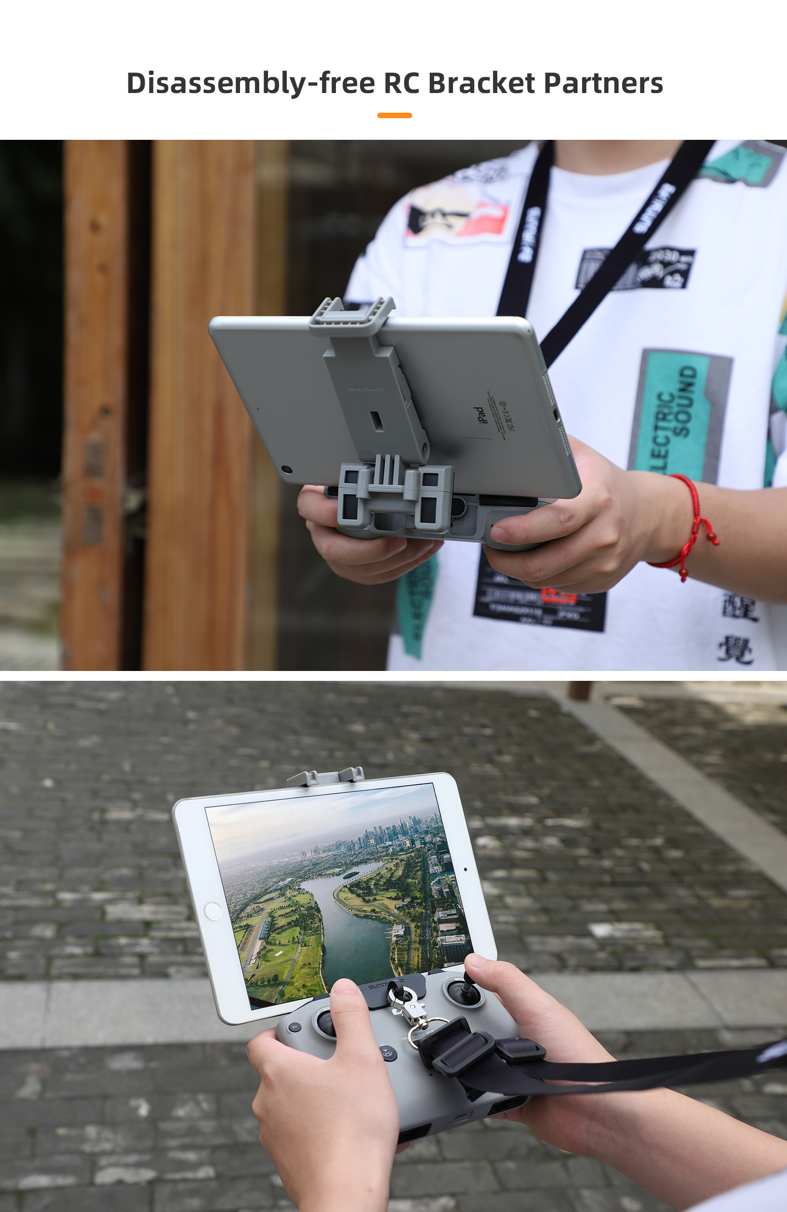 Foldable Disassembly-free Brac - Drone Dji Rc 3 のレビューと価格