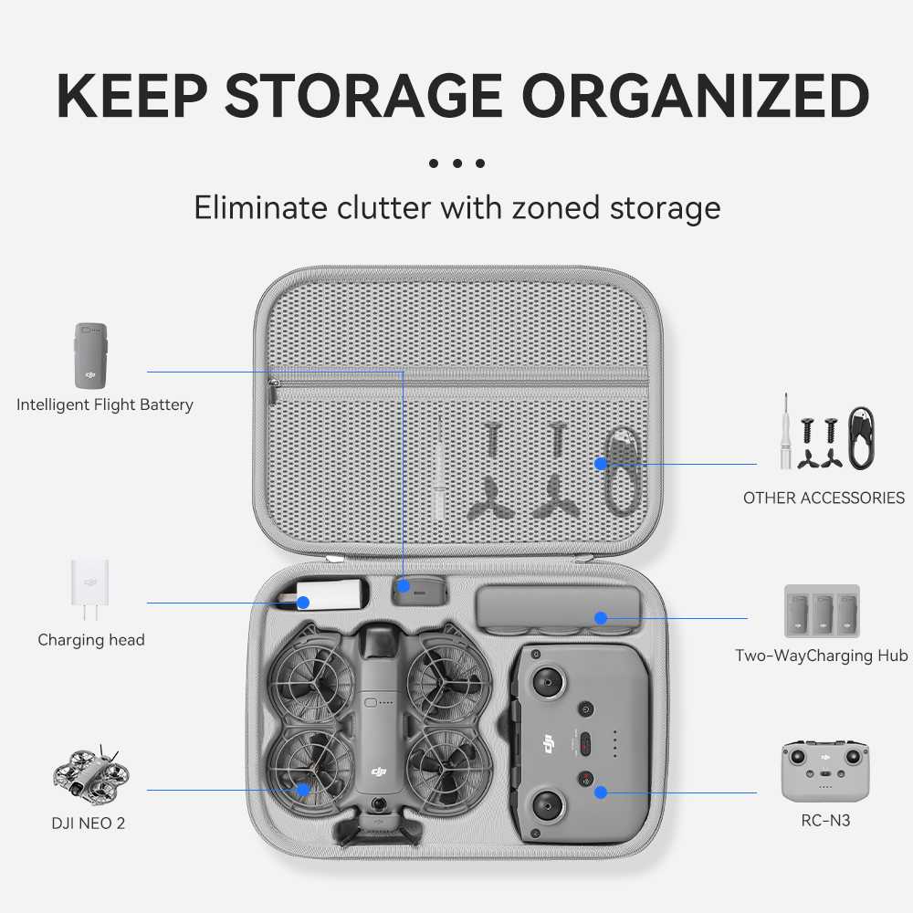 XFJI Travel Organizer Bag for  - Drone Rc N3 のレビューと価格