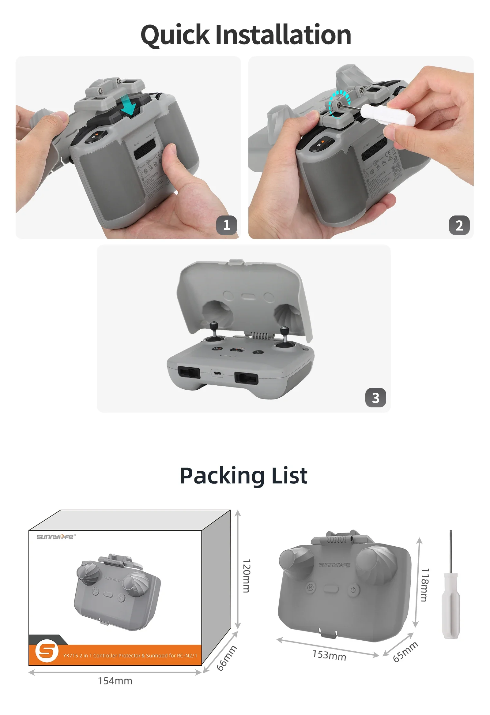 2 in 1 Controller Protector Su - Drone Rc N3 のレビューと価格