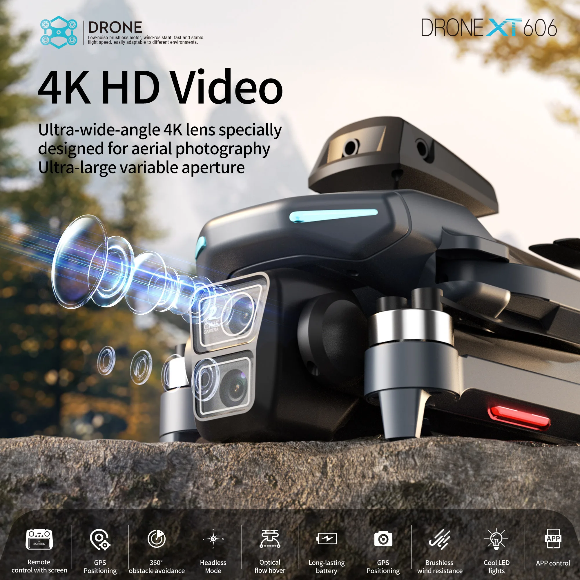 Lenovo XT606 Drone Professiona - Drone Gps Rc Tt36 のレビューと価格