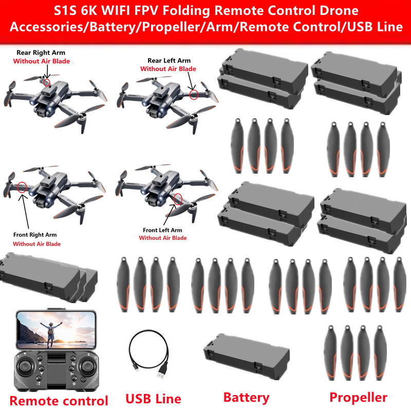S1S 6K WIFI FPV Folding Remote - Drone Rc S1S のレビューと価格