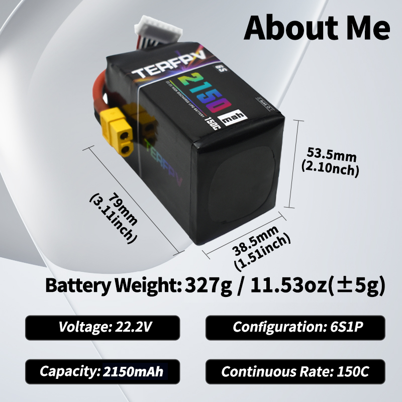 TERFPV Lipo Battery 6S 22.2V 1 - Drone Rc Quadcopter Controller のレビューと価格