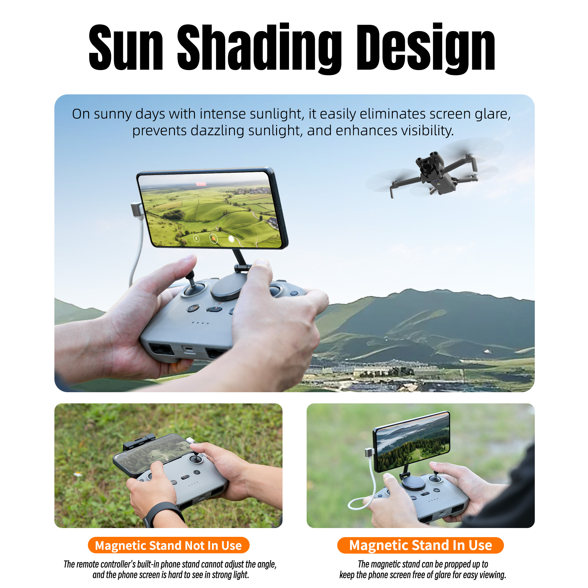 Adjustable Magnetic Phone Stan - Drone Rc N3 のレビューと価格