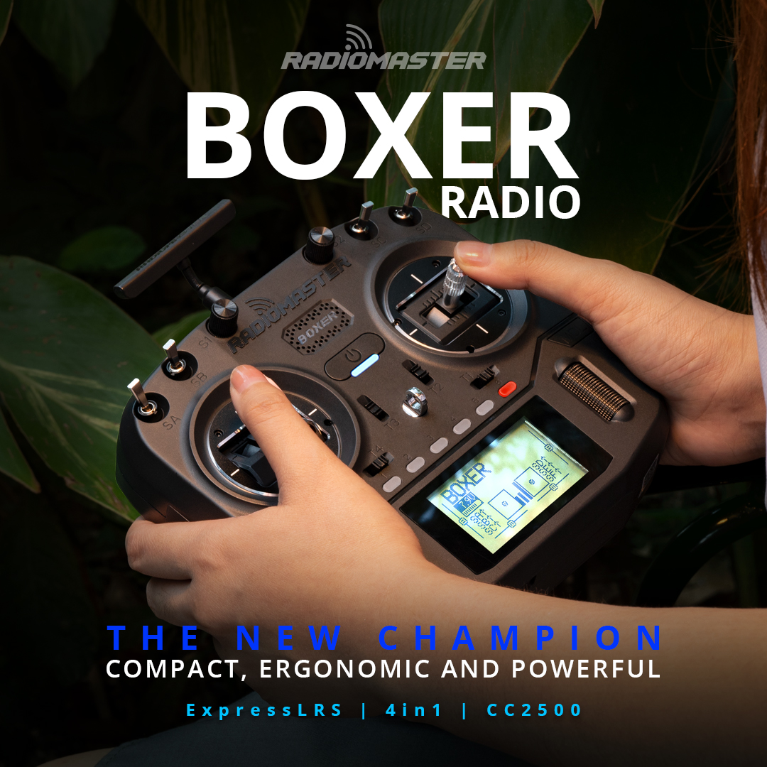 RadioMaster Boxer  2.4G 16ch H - Drone Tech Rc のレビューと価格