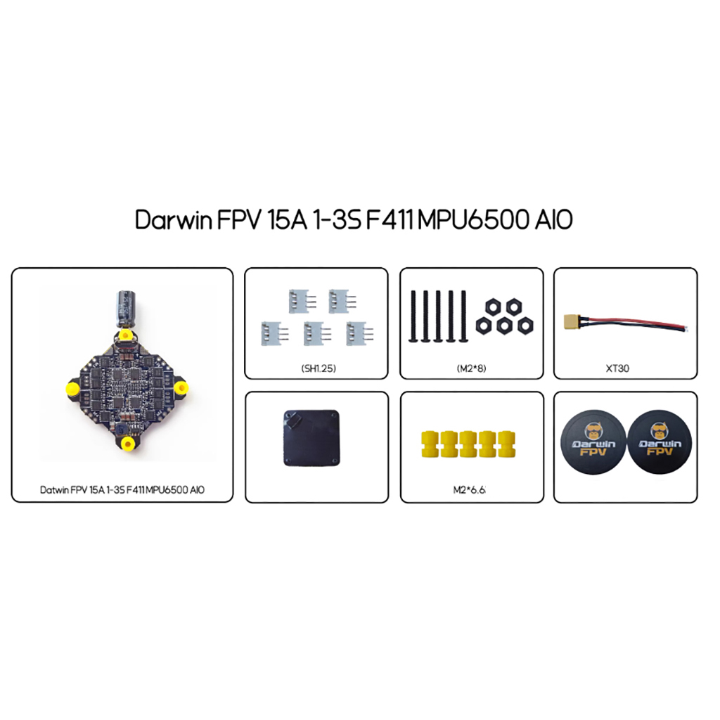 DarwinFPV F411 15A AIO Flight  - Betaflight Flight Controller のレビューと価格