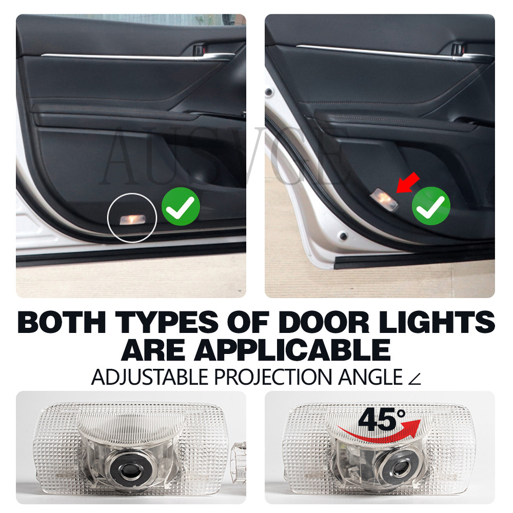 LED Car Door Welcome Warning L - Drone Shahed Rc のレビューと価格