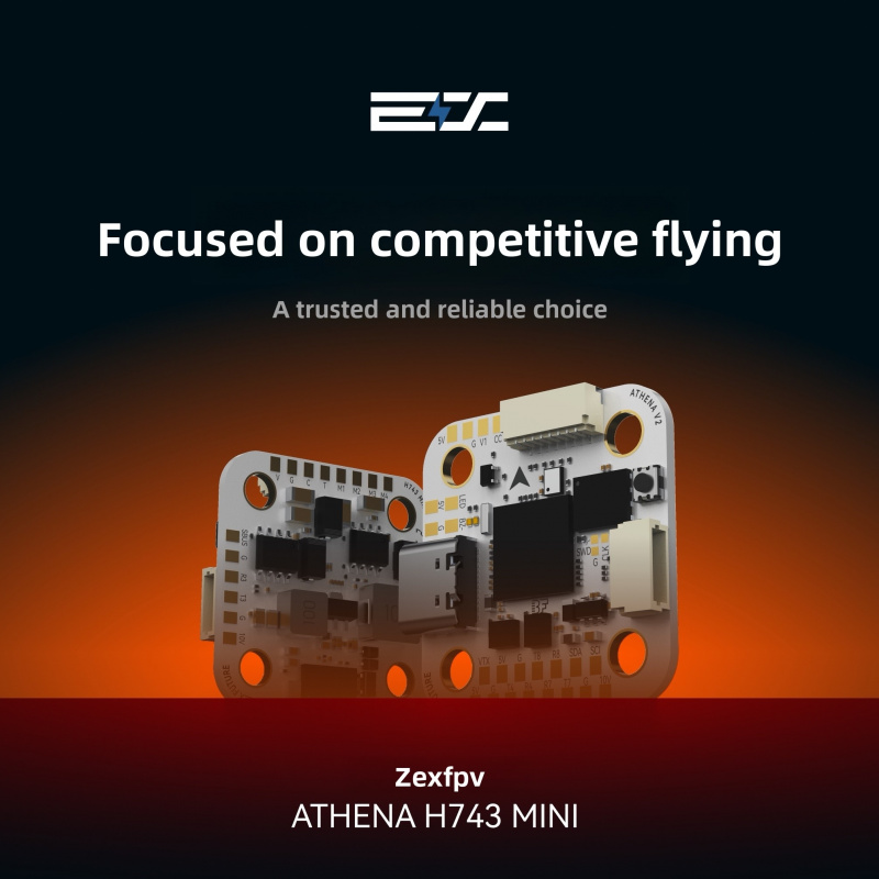 ZEX ATHENA H743 Mini Flight Co - Betaflight Flight Controller のレビューと価格