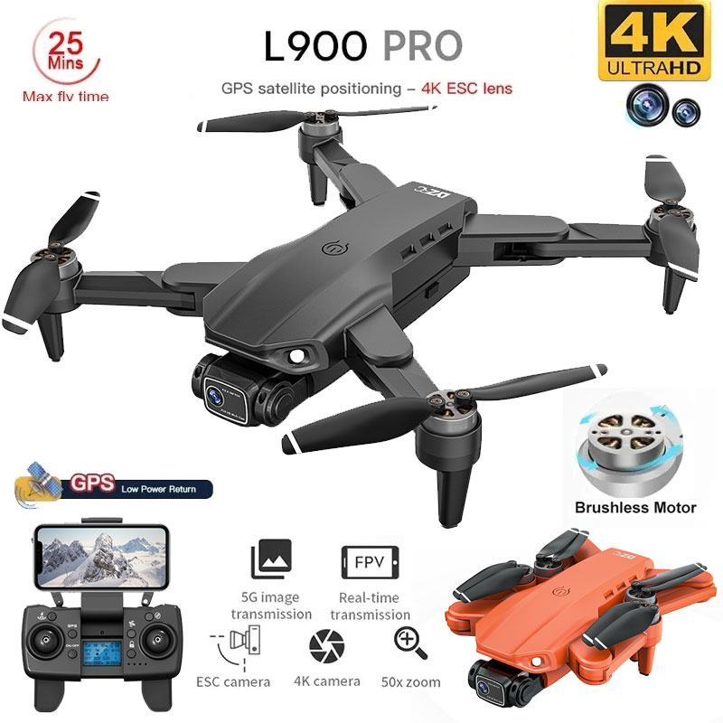 L900 Pro GPS Drone 4K Professi - Drone Rc Team City のレビューと価格