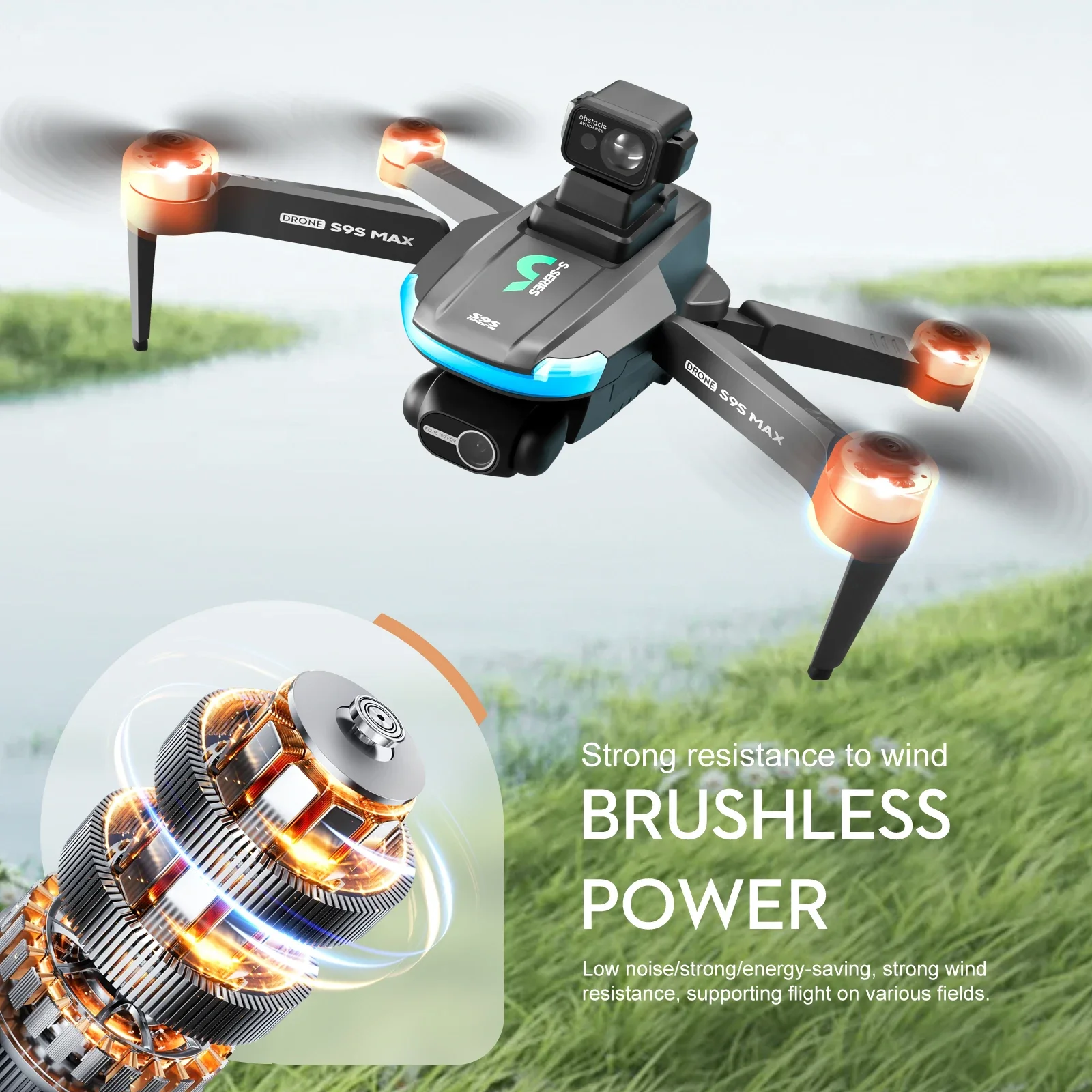 NEW S9S MAX MINI Drone 4K 2-Ax - Drone Rc Plegable のレビューと価格