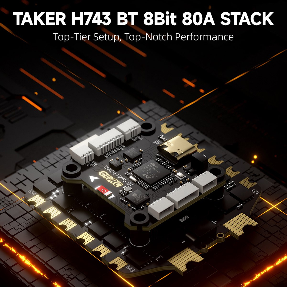 GEPRC TAKER H743 BT 8Bit 80A S - Drone Tech Rc のレビューと価格