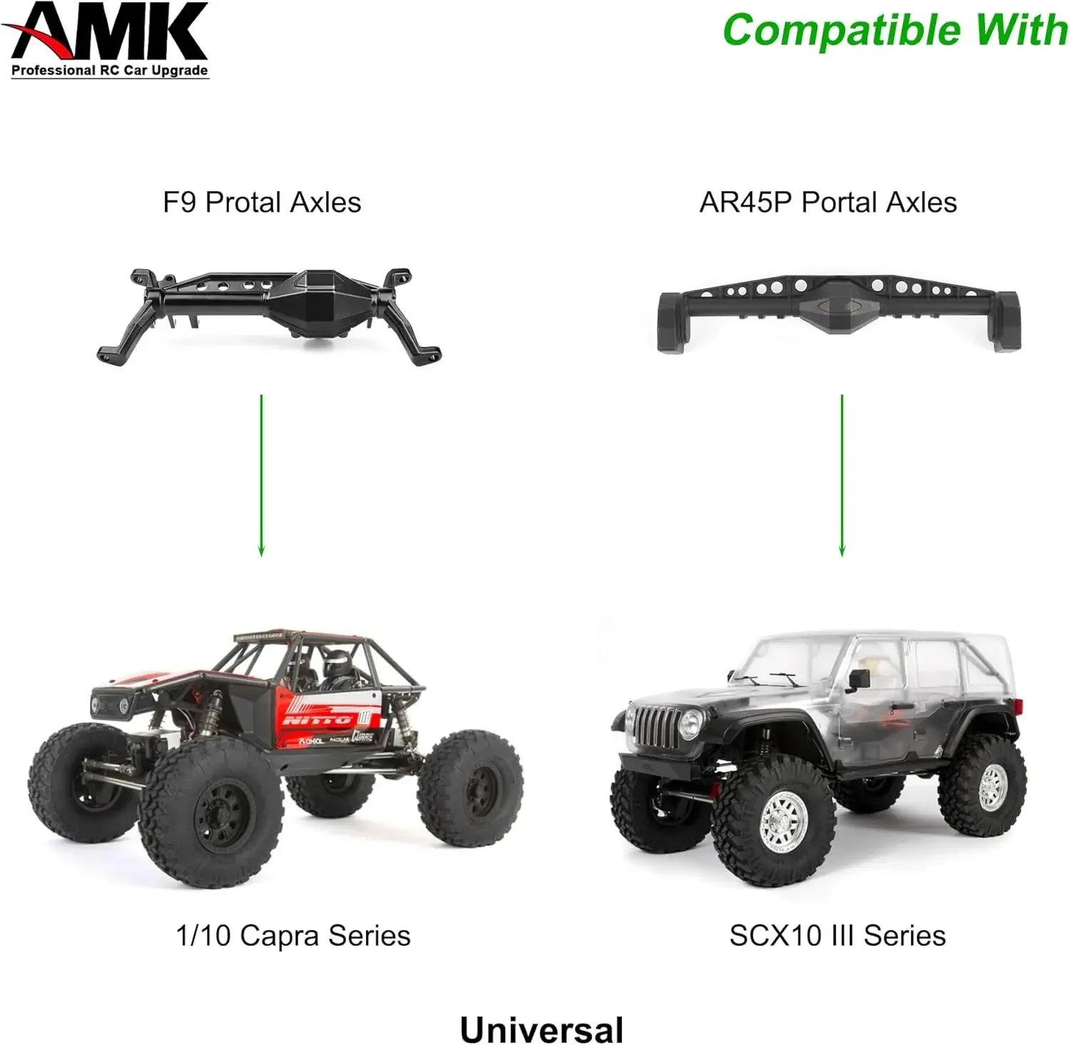 4pcs Thicker UTB10 Portal Stub - Rc Rock Crawler のレビューと価格