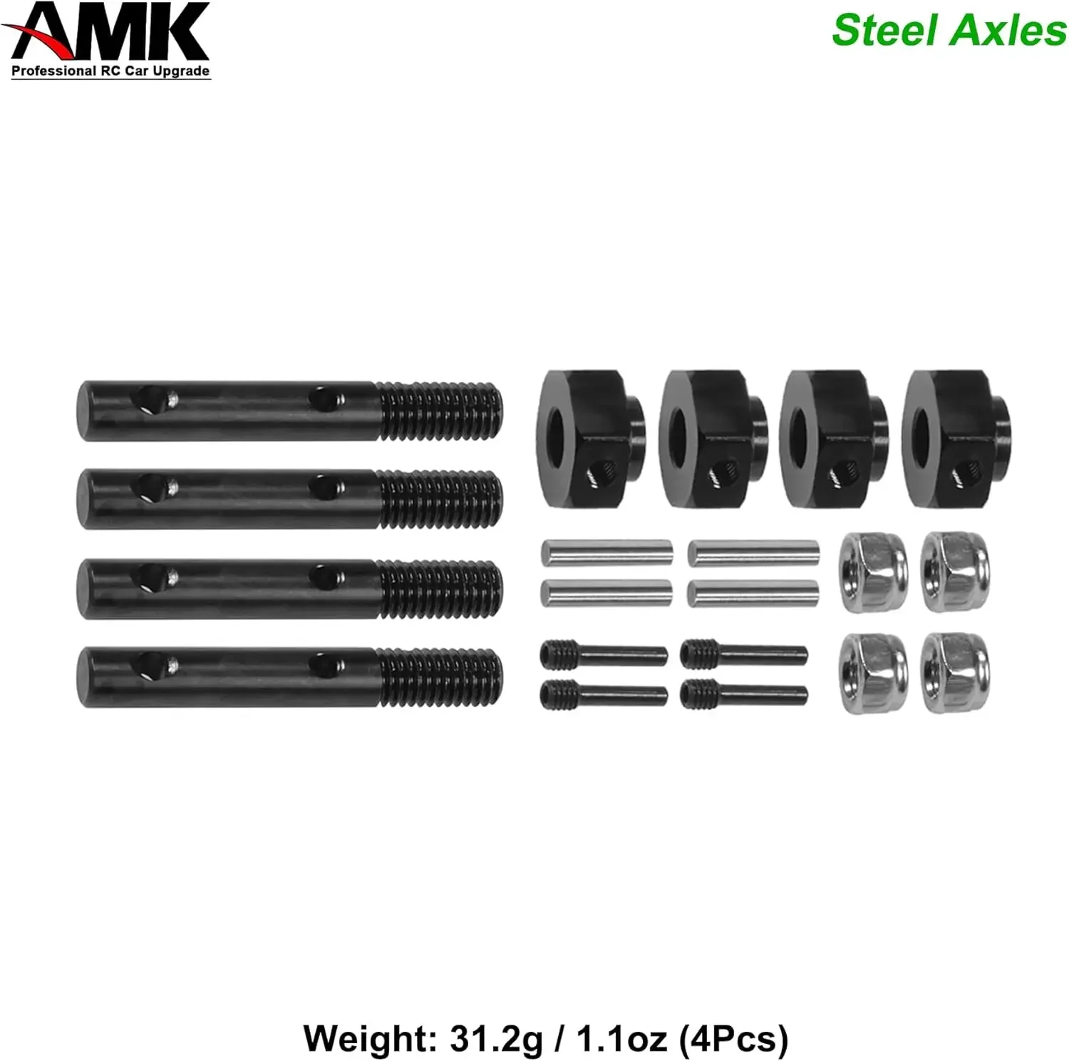 4pcs Thicker UTB10 Portal Stub - Rc Rock Crawler のレビューと価格