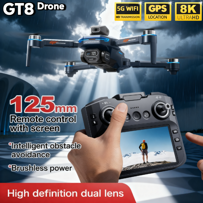 For Genuine GT8 Drone 4K Profe - Drone Gps Rc Tt36 のレビューと価格
