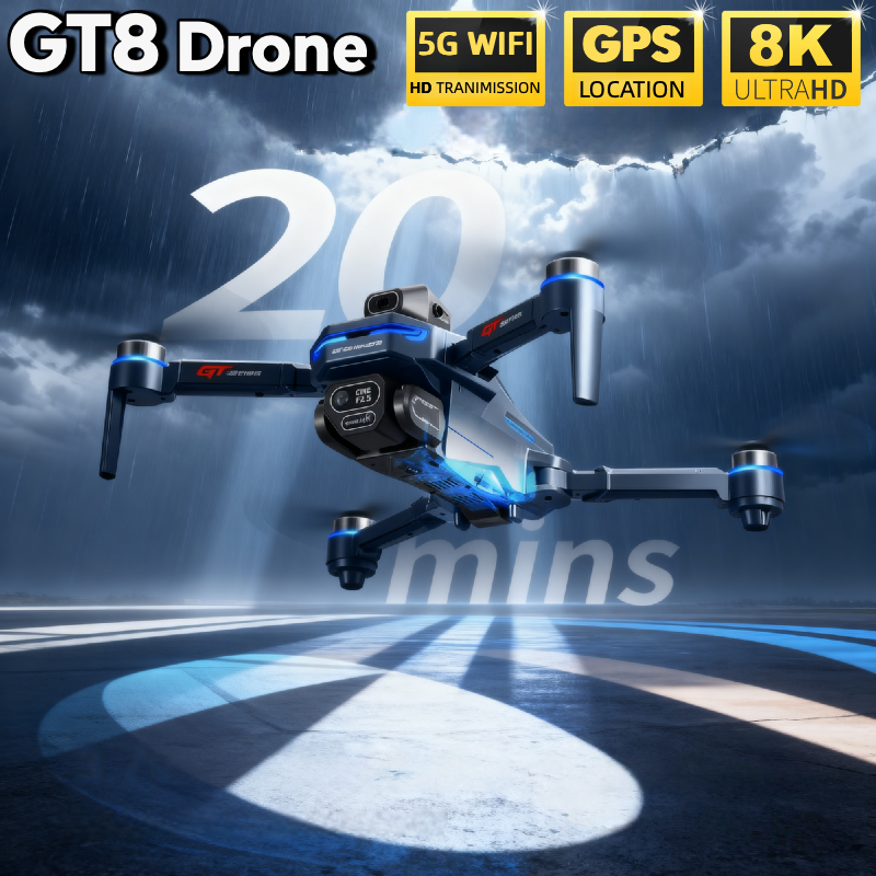 For Genuine GT8 Drone 4K Profe - Drone Gps Rc Tt36 のレビューと価格