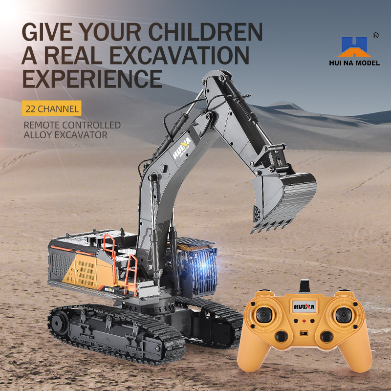HUINA 1592 Alloy Excavator Tru - Drone Vera Rc のレビューと価格
