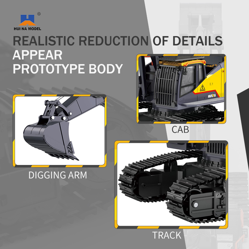 HUINA 1592 Alloy Excavator Tru - Drone Vera Rc のレビューと価格