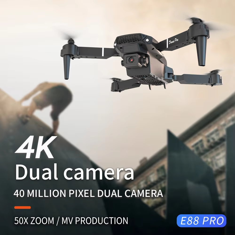 Professional Drone E88 4k wide - Drone Rc Team City のレビューと価格