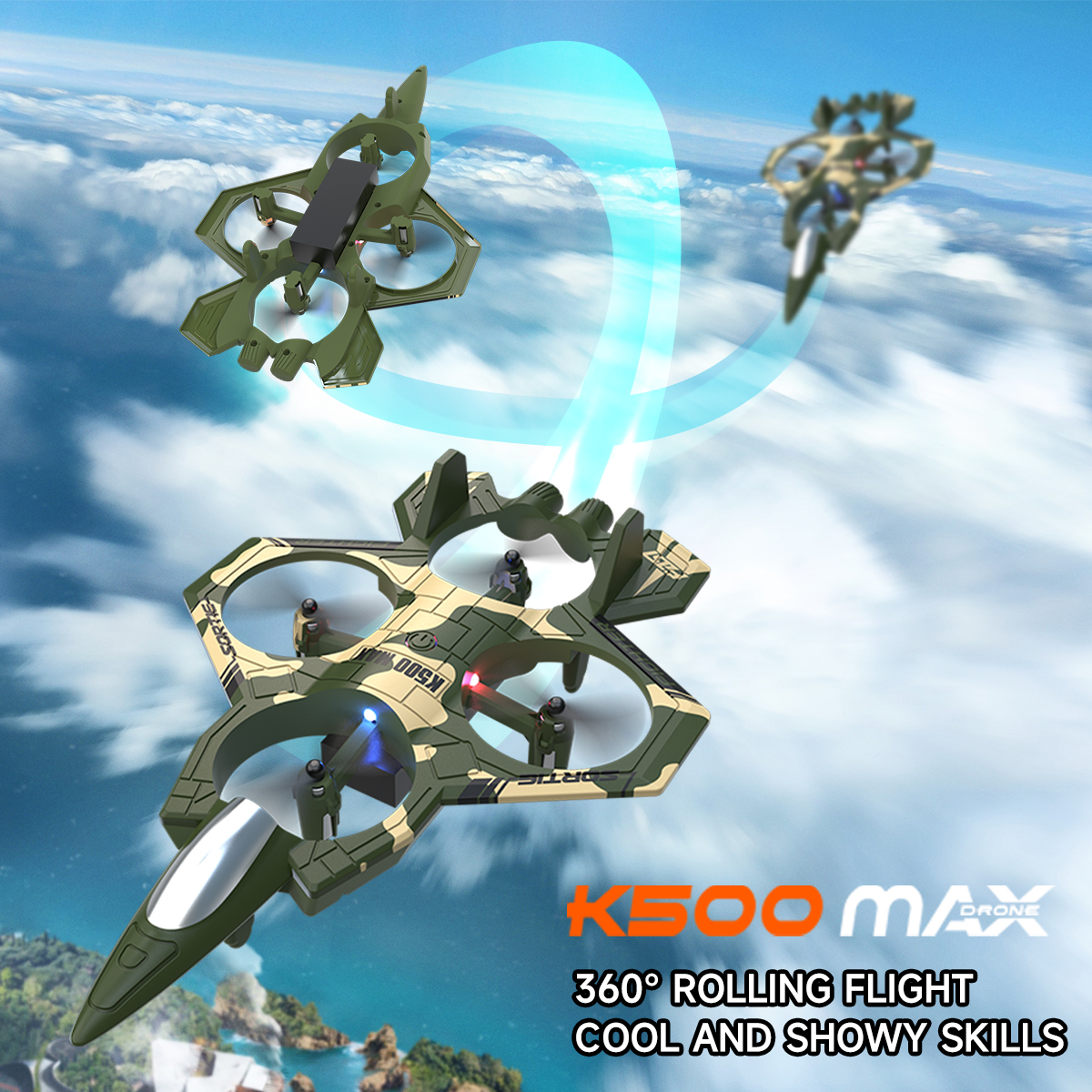 AXNEN K500 MAX RC Plane Fighte - Drone Vera Rc のレビューと価格
