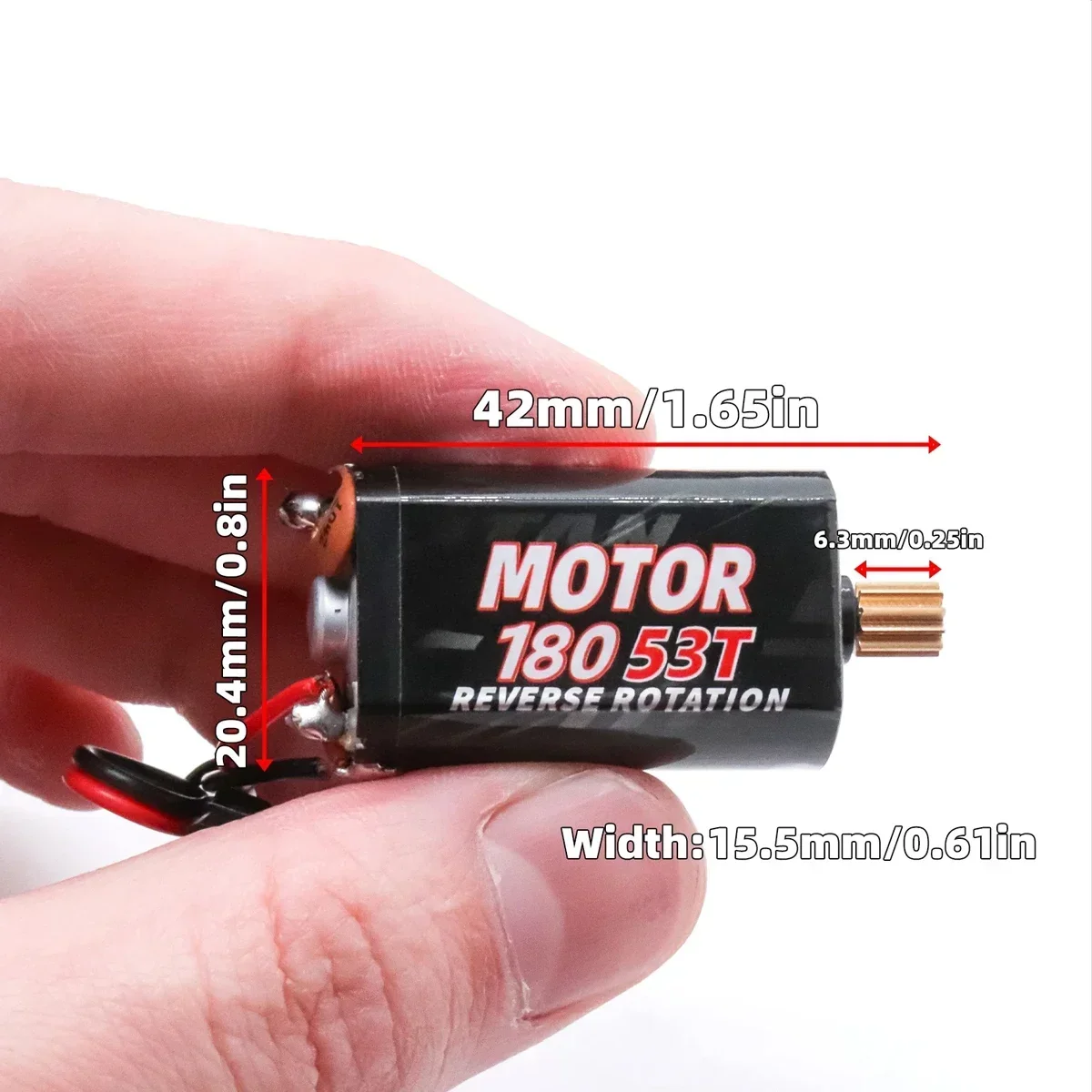 NEEBRC 180 Brushed Motor 53T 6 - Rc Rock Crawler のレビューと価格