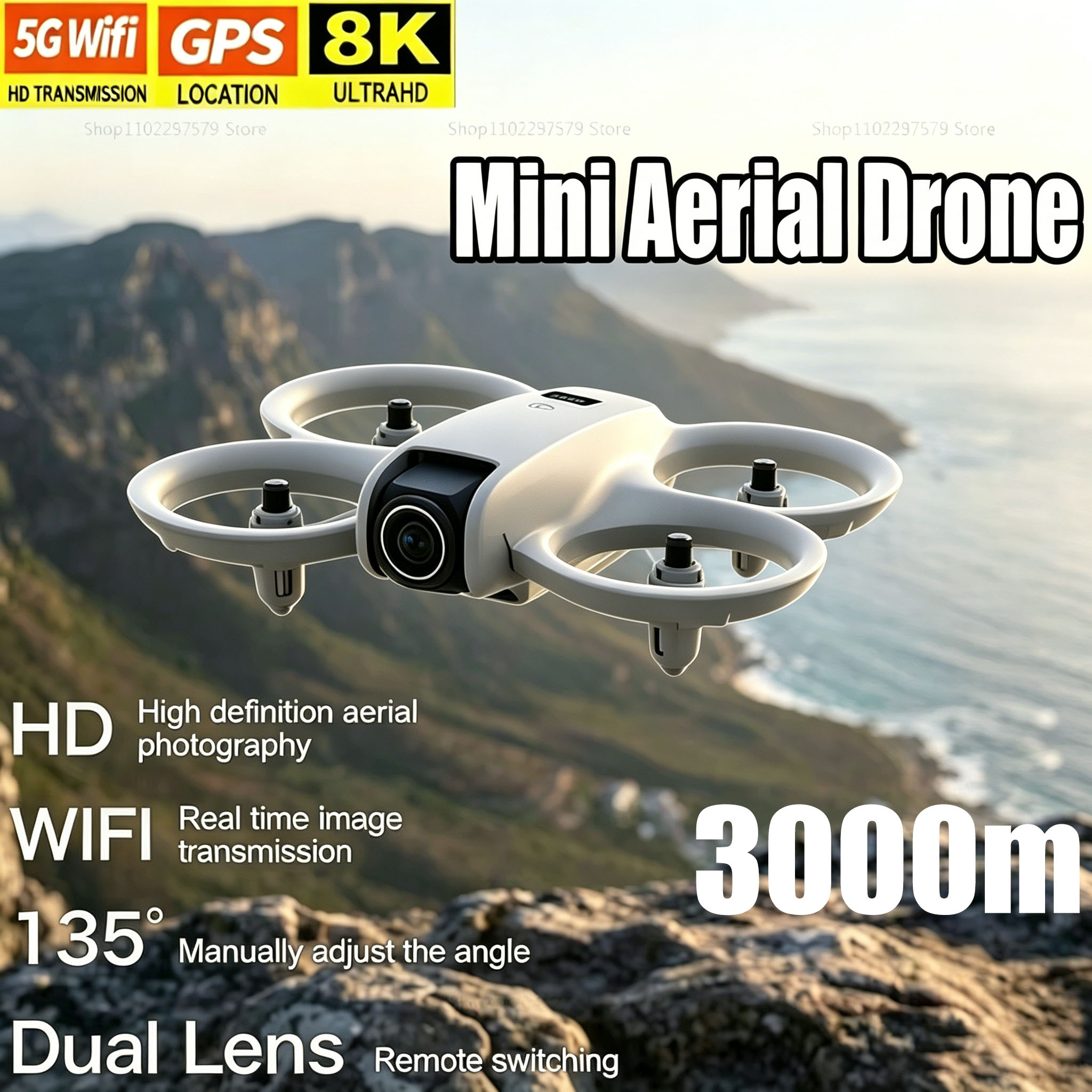 Mini Drone with 8K HD Camera F - Drone Rc Plegable のレビューと価格