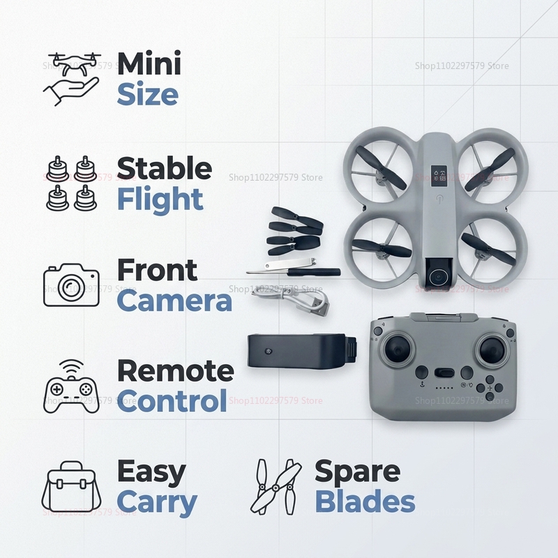 Mini Drone with 8K HD Camera F - Drone Rc Plegable のレビューと価格