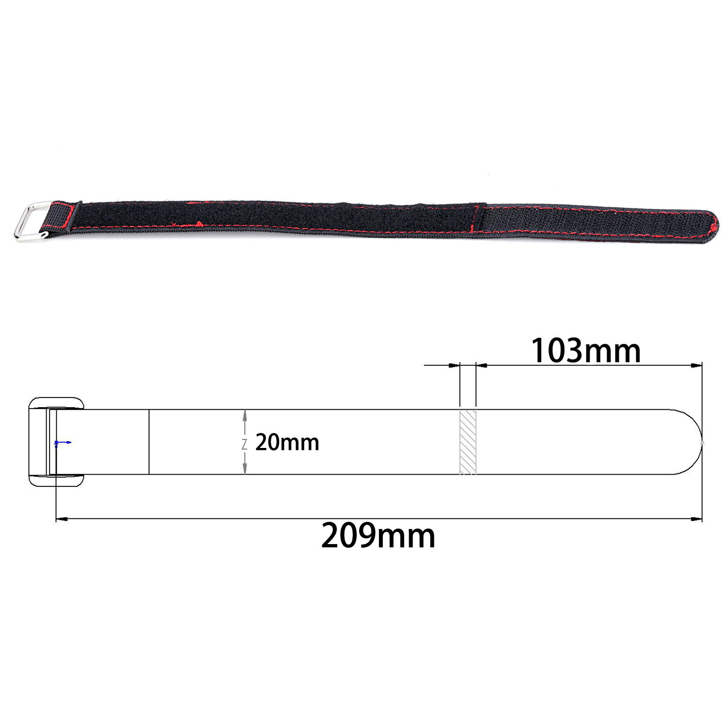 TCRC 2PCS 20x300MM Kevlar Stit - Drone Rc Lanyard のレビューと価格