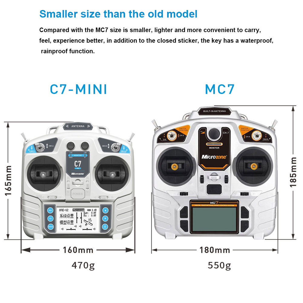 MicroZone MC7 Controller C7 MI - Drone Rc Transmitter And Receiver のレビューと価格