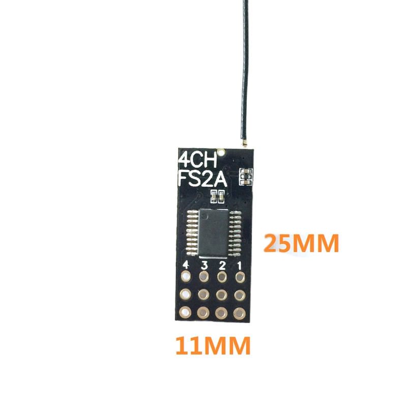 Flysky FS2A Mini Receiver 4CH  - Drone Tech Rc のレビューと価格