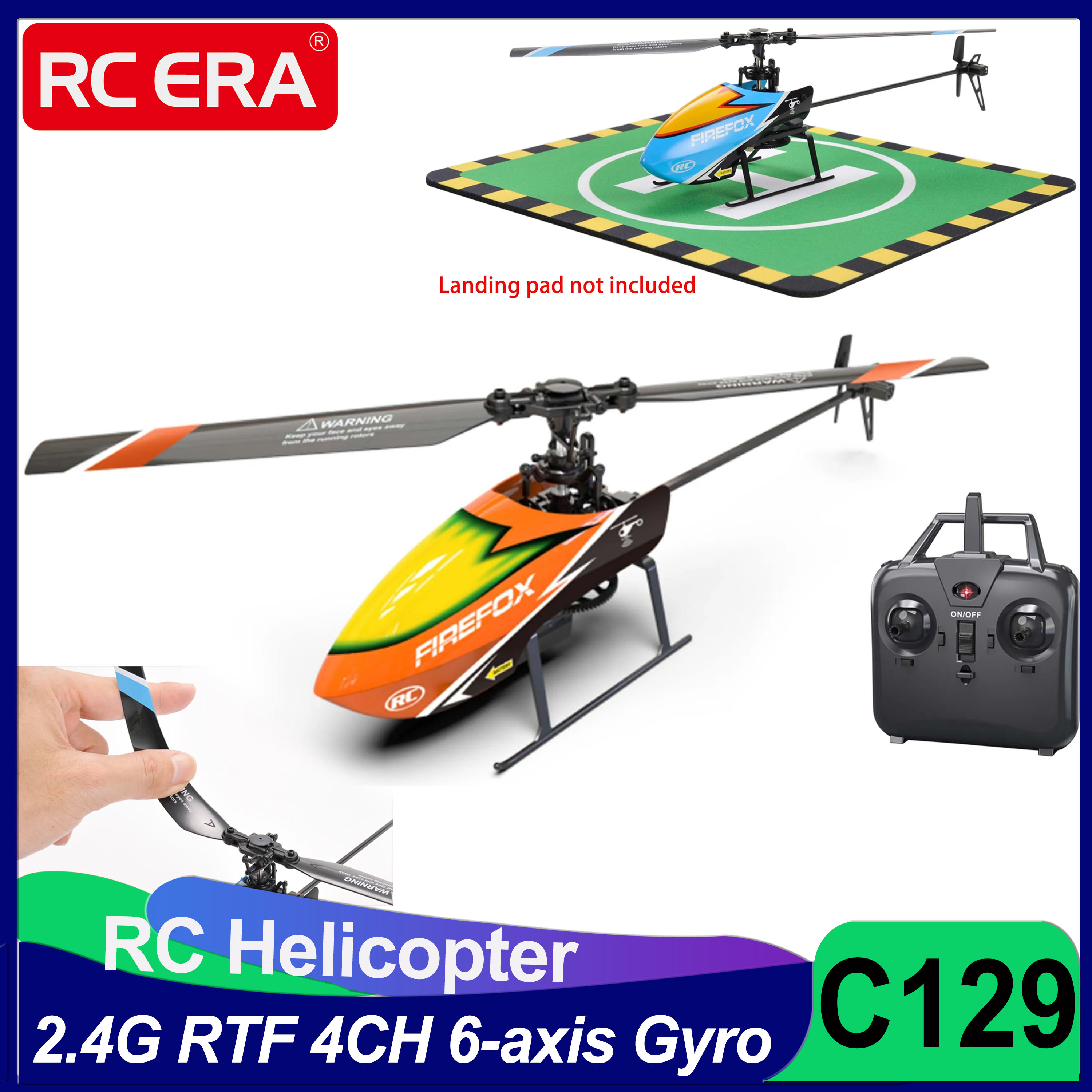 C129 RC Helicopter RTF 4CH 6-a - Drone Shahed Rc のレビューと価格