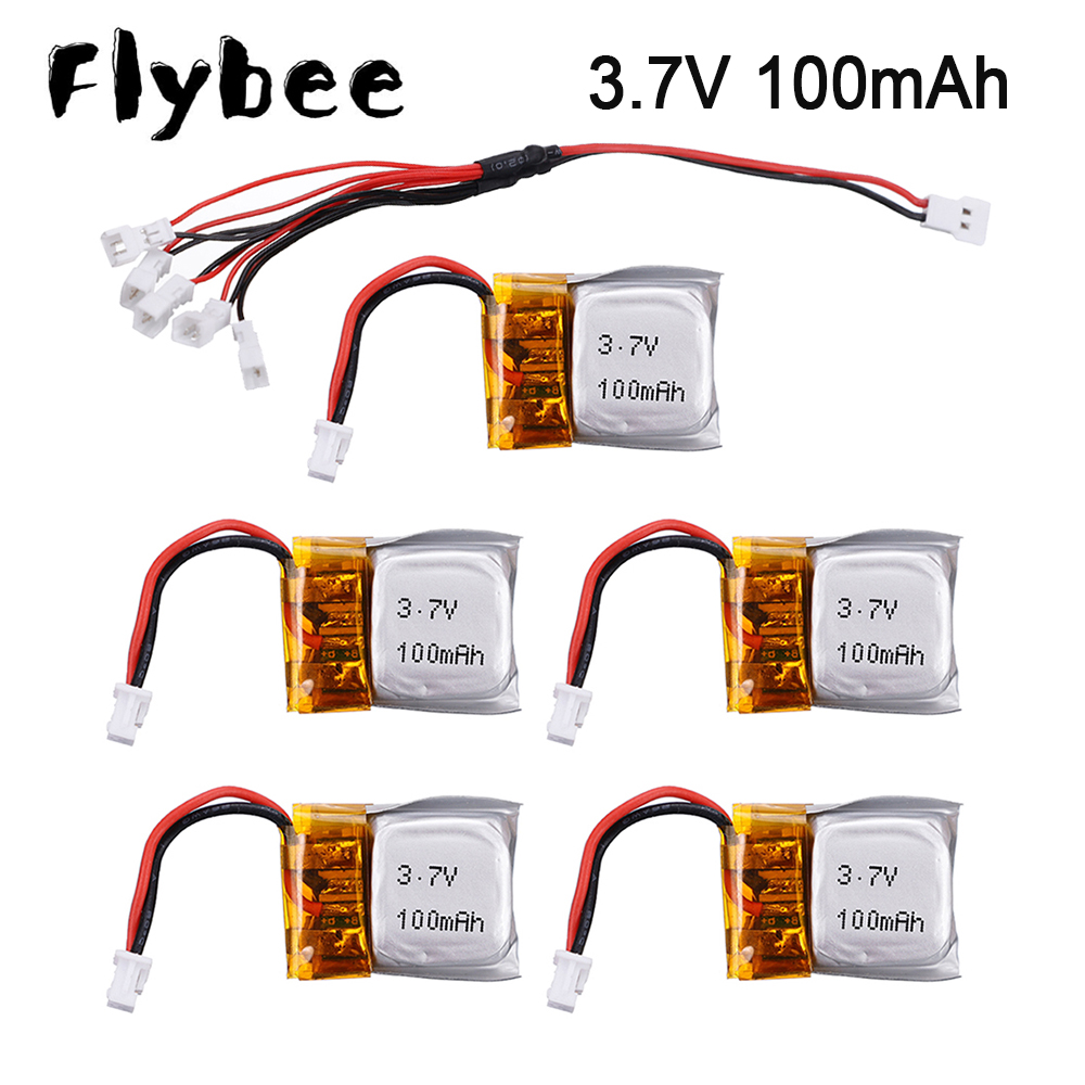 3.7V 100mAh Li-po Battery 1.25 - Drone Keh Rc K11 Turbo のレビューと価格