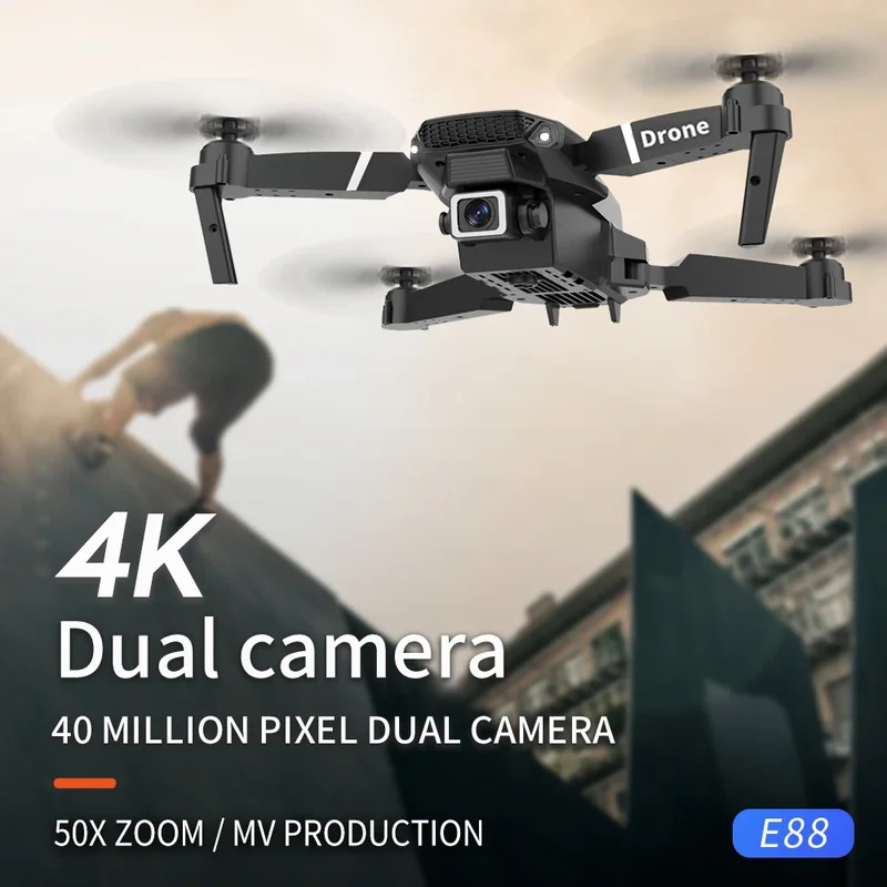 E88 ProIntelligent Folding Dro - Drone Rc Team City のレビューと価格