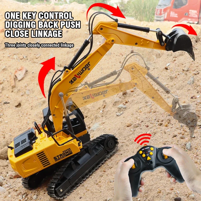 Huina Rc Excavator 1/24 9Ch Re - Drone Vera Rc のレビューと価格