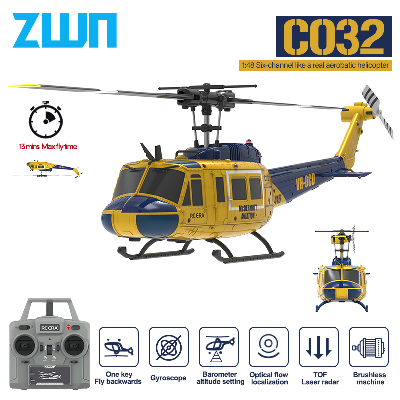 C032 RC Helicopter 2.4G 6-Aixs - Drone Shahed Rc のレビューと価格