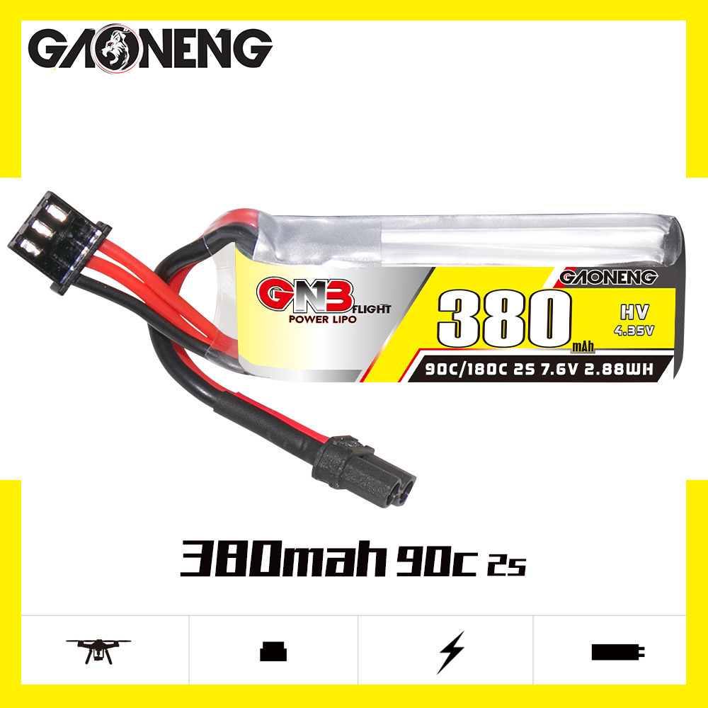 GNB 2S 7.6V 380mAh 90C/180C Li - Dron Rc Quadcopter のレビューと価格