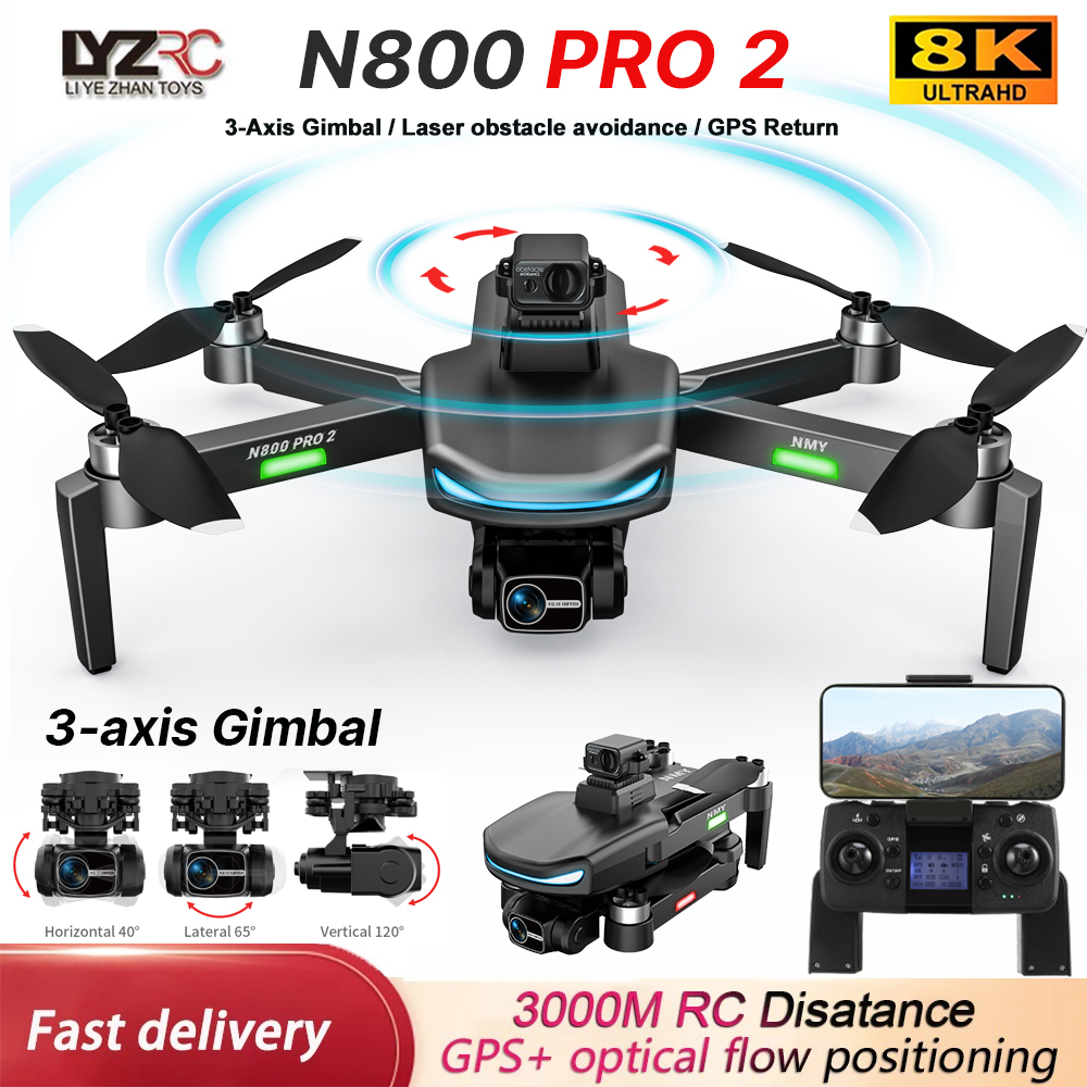 N800 PRO 2 GPS Drone Professio - Drone Gps Rc Tt36 のレビューと価格