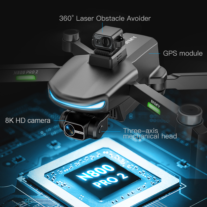 N800 PRO 2 GPS Drone Professio - Drone Gps Rc Tt36 のレビューと価格