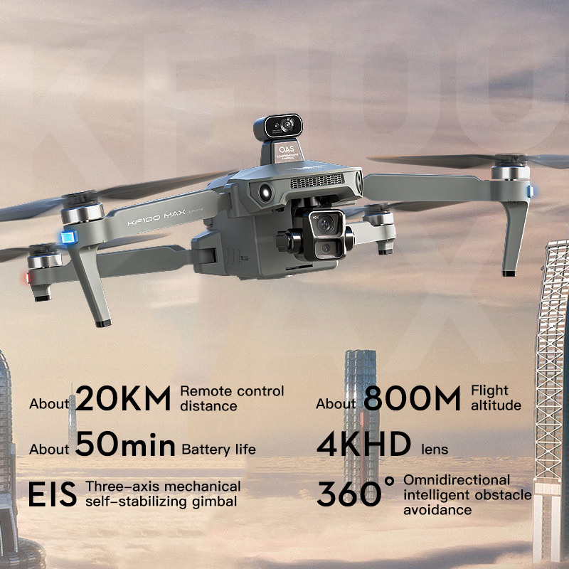 SJRC KF100 MAX 8K UHD Photo HD - Drone Rc Fpv Pro のレビューと価格
