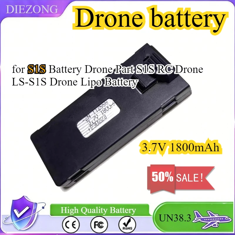 3.7V 1800mAh Battery for S1S B - Drone Rc S1S のレビューと価格
