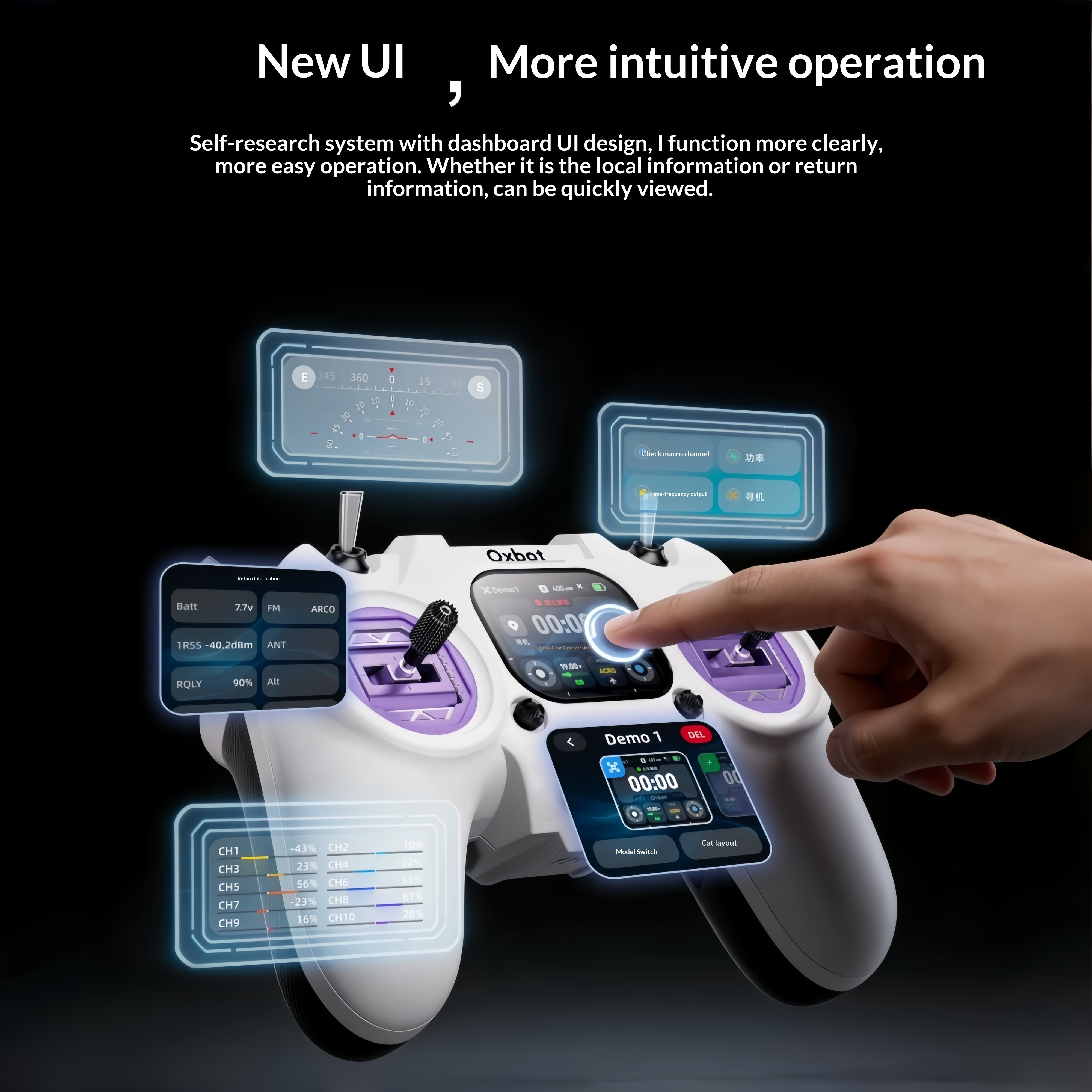 Oxbot R1 Fpv Remote Controller - Drone Rc Fpv Pro のレビューと価格