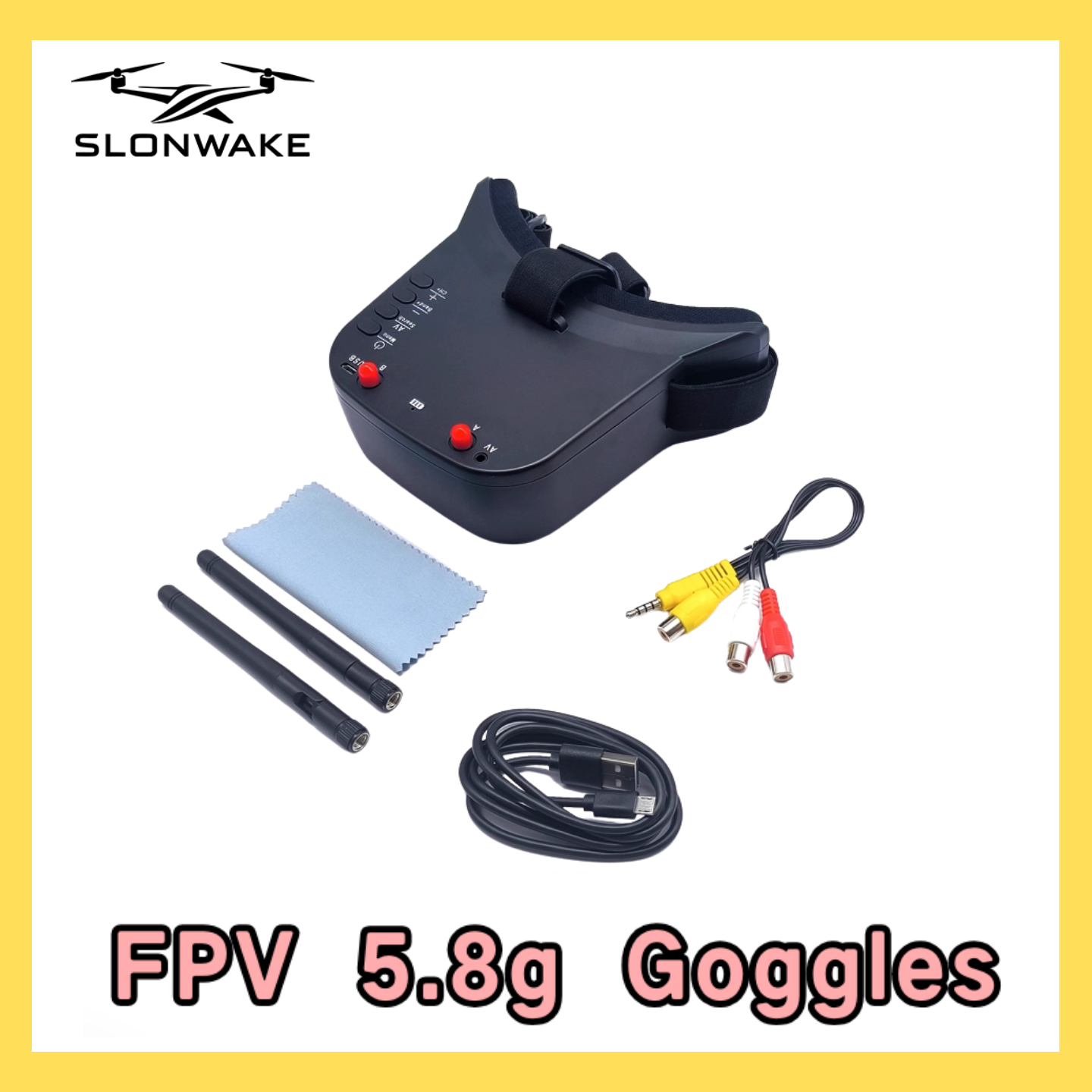 SLONWAKE 5.8G 48CH FPV 400mw V - Drone Rc Transmitter And Receiver のレビューと価格