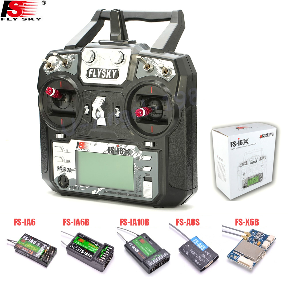 FLYSKY FS-i6X FS i6X 10CH 2.4G - Drone Rc Transmitter And Receiver のレビューと価格