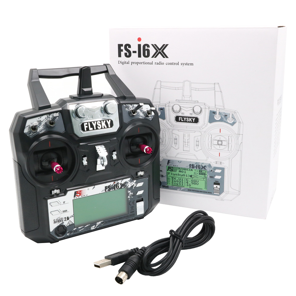 FLYSKY FS-i6X FS i6X 10CH 2.4G - Drone Rc Transmitter And Receiver のレビューと価格