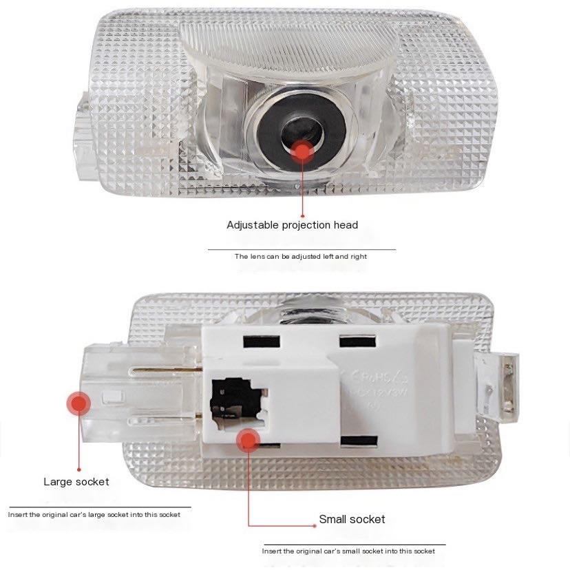2Pcs LED Projector Lamp Car Do - Drone Shahed Rc のレビューと価格