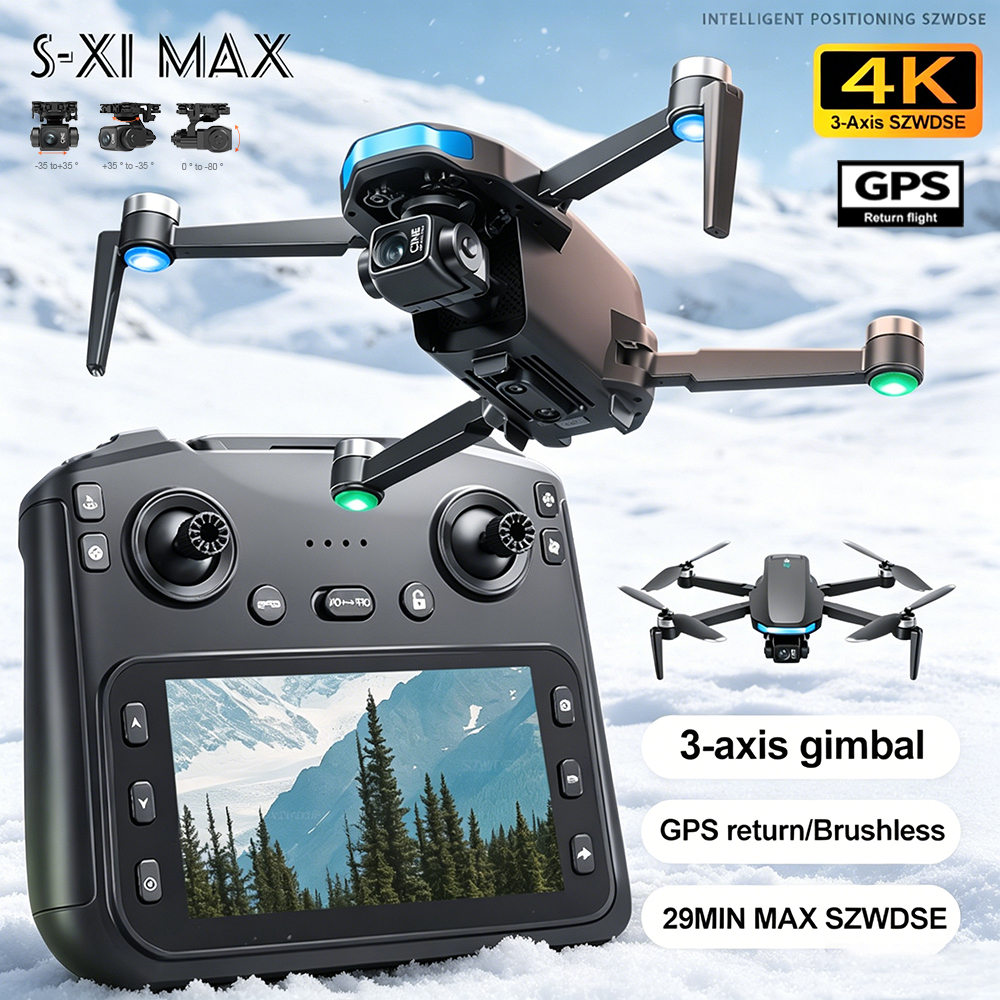 New S-X1 MAX Drone GPS 8K Prof - Drone Rc Team City のレビューと価格